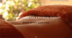 Desktop Screenshot of corkacupuncture.net